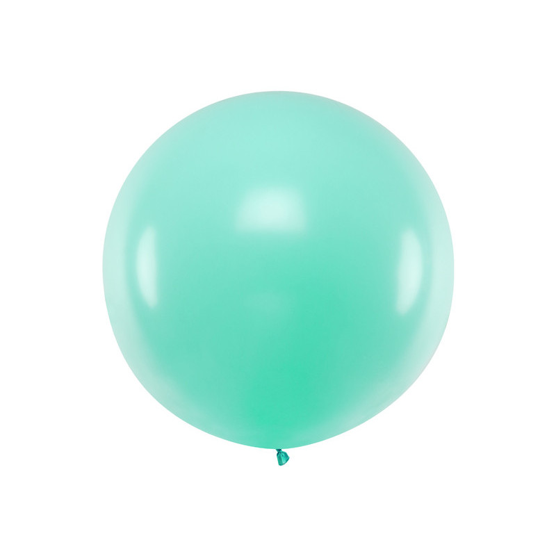 1 st Kämpa pastell mint ballong - 1 meter