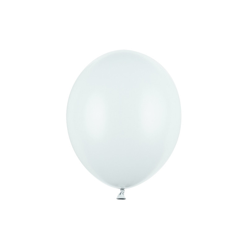 100 st Standard pastell ljus misty blue ballonger - strl 12"