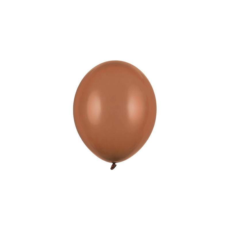 100 st. Pastell Mocca Ballonger standardstorlek 5" 12 cm i diameter