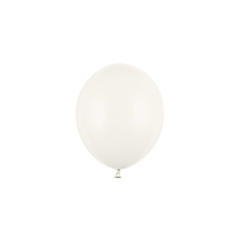 100 st. Pastell Råvit Ballonger standard storlek 5" 12 cm i Diameter