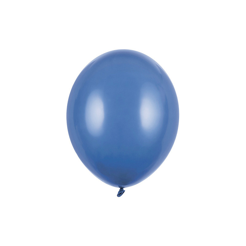 100 st. Strong Balloons pastell marinblå ballonger 30 cm