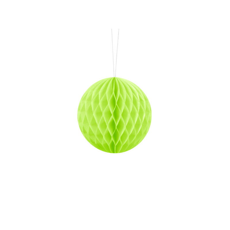 Honeycomb Ball, apple green, 10cm