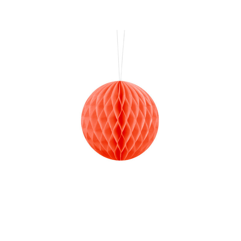 Honeycomb Ball, orange, 10cm