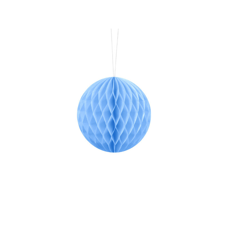 Honeycomb Ball, light blue, 10cm