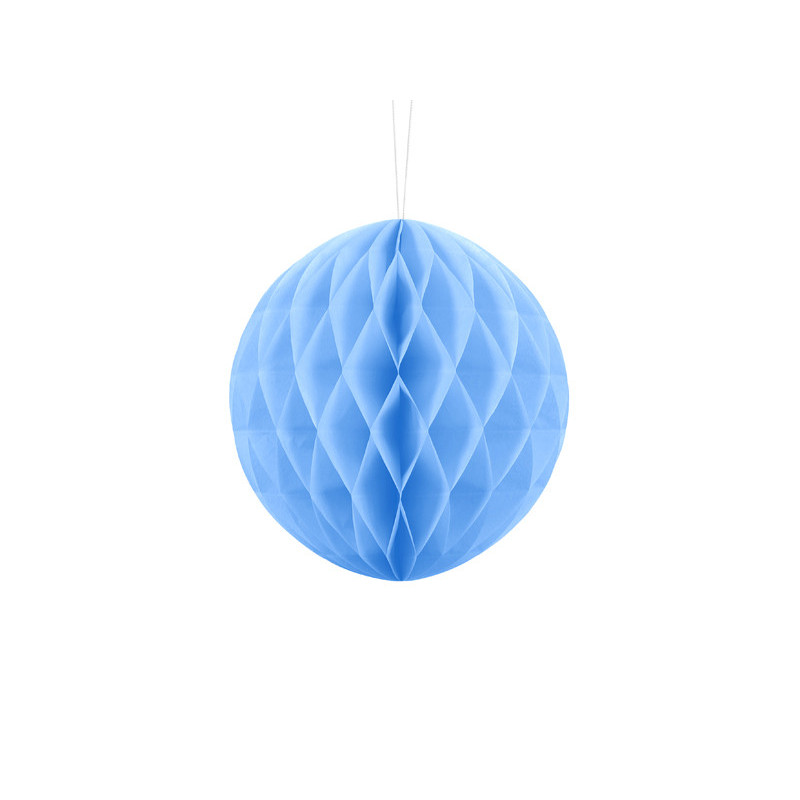 Honeycomb Ball, light blue, 20cm