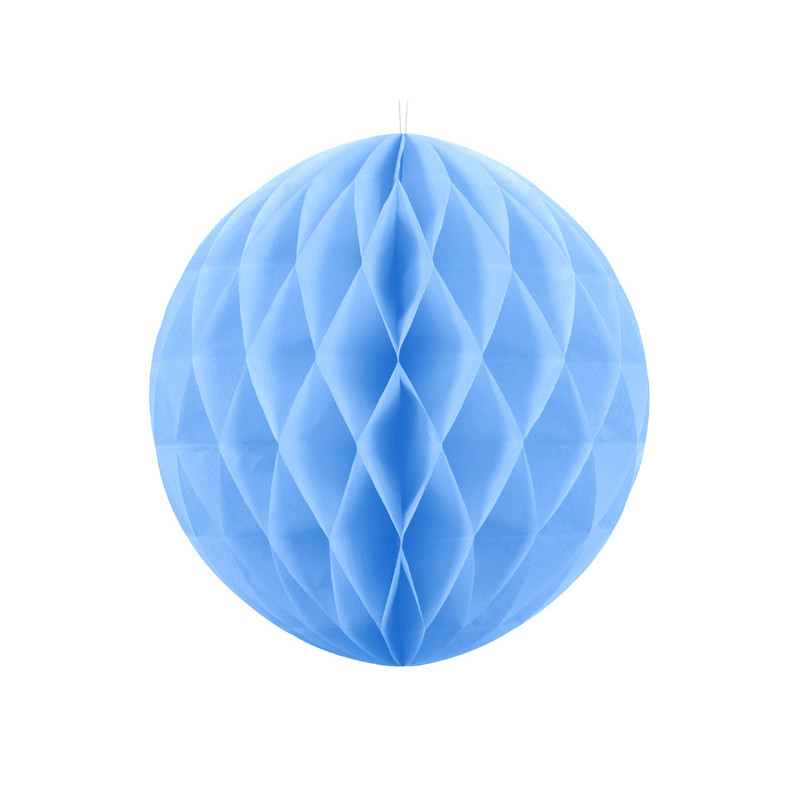 Honeycomb Ball, light blue, 40cm