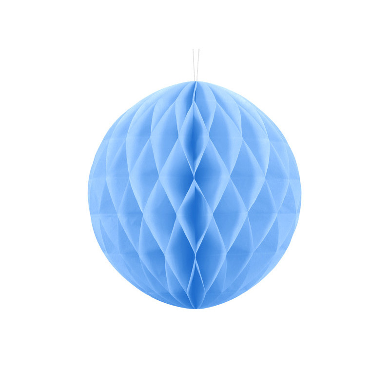 Honeycomb Ball, light blue, 30cm