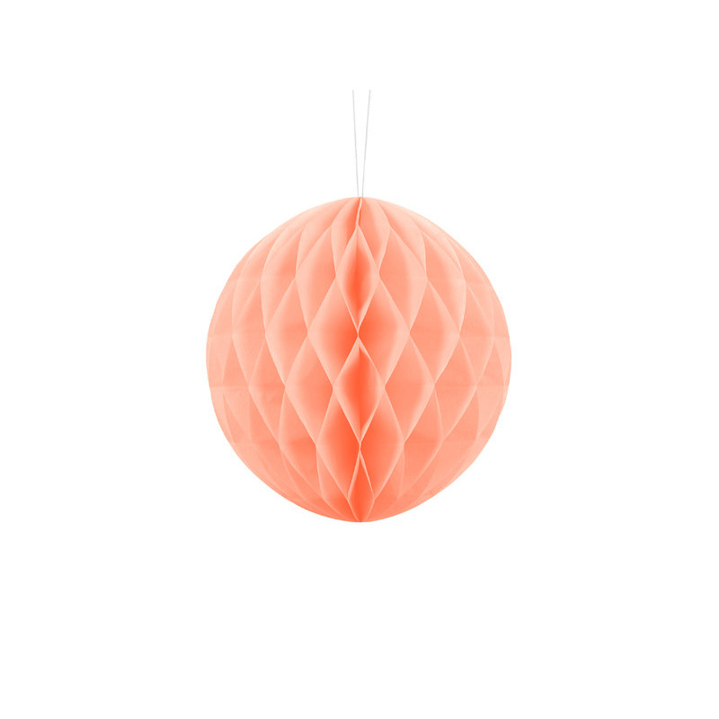 Honeycomb Ball, light peach, 20cm