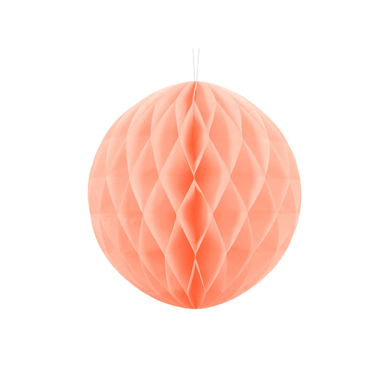 Honeycomb Ball, light peach, 30cm