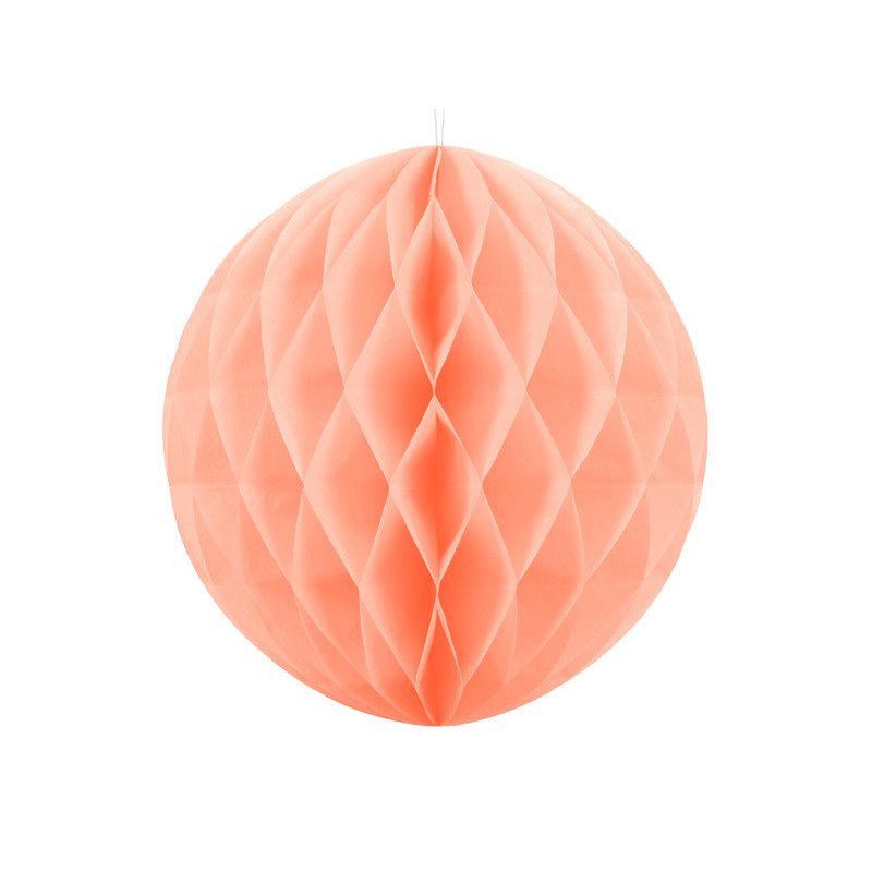 Honeycomb Ball, light peach, 40cm