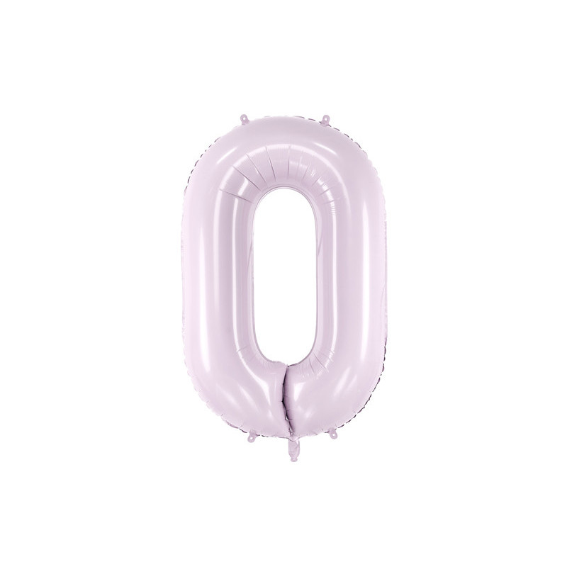 Foil Balloon Number ''0'', 72cm, purple