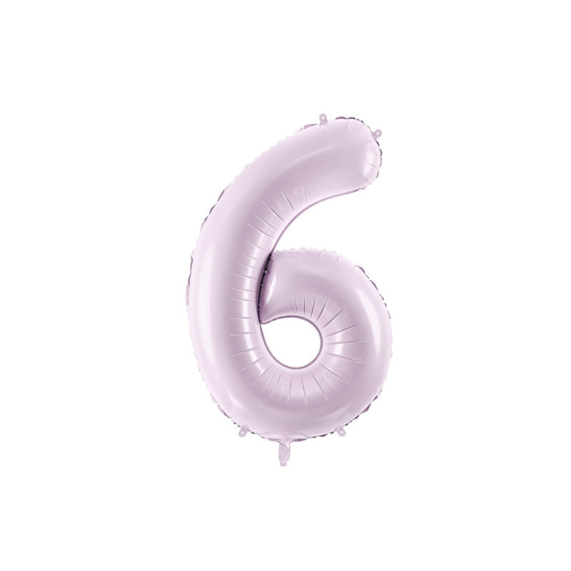 Foil Balloon Number ''6'', 72cm, purple