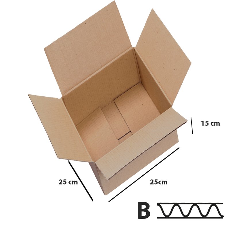 1 st Robust 5-lagers Pappkartong - 240x140x75 mm - FSC-certifierad & Miljövänlig