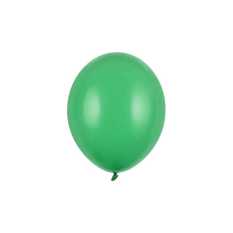 100 st Standard smaragdgrön ballonger - storlek 10"