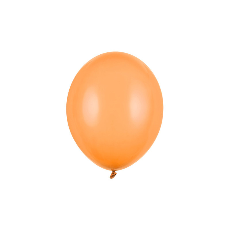 100 st Standard ljus orange ballonger - strl 10"