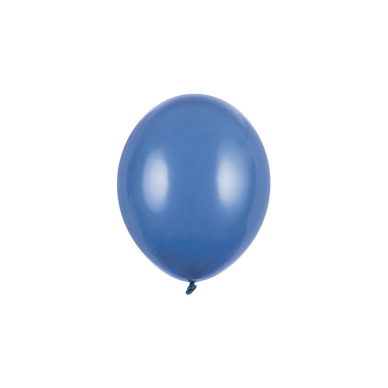 100 st. Strong Balloons pastell marinblå ballonger, diameter 23 cm