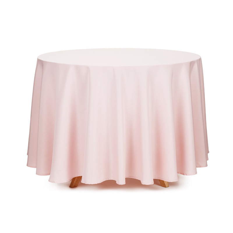 1 st Elegant Dammig rosa Rund Duk i Polyester – 230 cm i Diameter