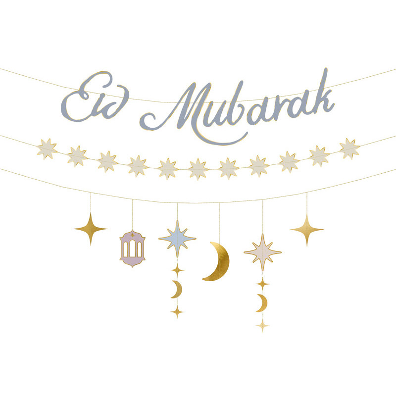 Eid Mubarak Banner, 200 cm, mix