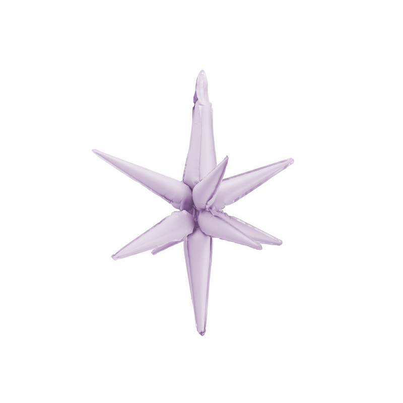 3D foil balloon Star, 70cm, purple