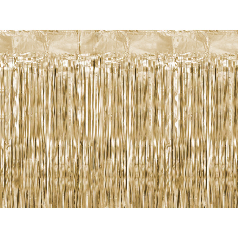 Party curtain, luxury gold, 100x200cm