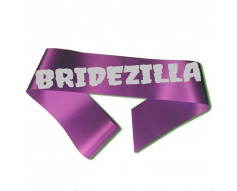 Bridezilla ordensband lila