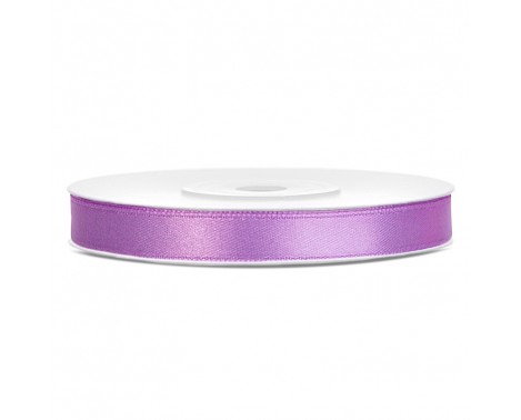 25 meter - Satinband lavendel 6 mm