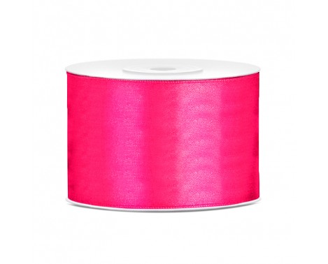 25 meter - Satinband fuchsia 50 mm