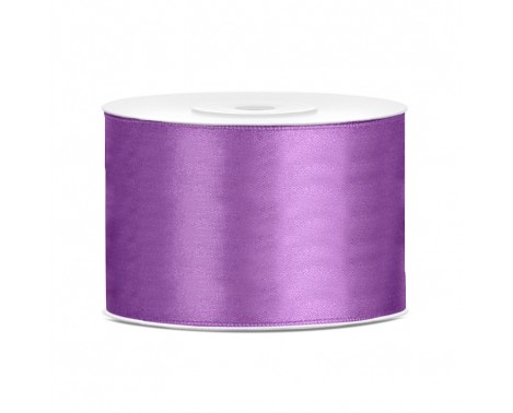 25 meter - Satinband lavendel 50 mm