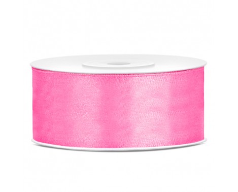 25 meter - Satinband rosa 25 mm