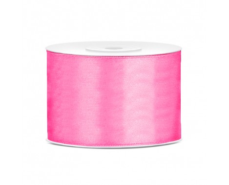 25 meter - Satinband rosa 50 mm