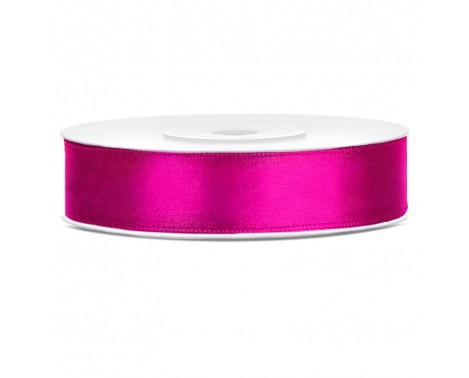 25 meter - Satinband mörk fuchsia 12 mm - Det Idealiska Valet för Din Festliga Händelse