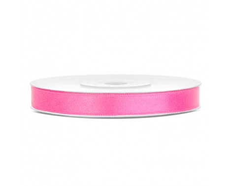 25 meter - Satinband rosa 6 mm