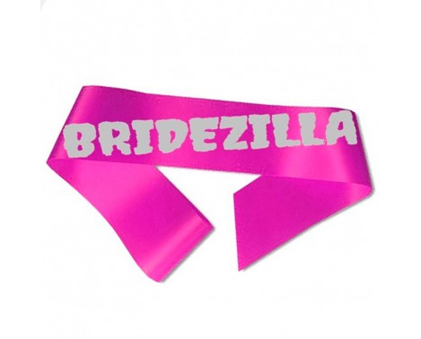 Bridezilla Ordensband Fuchsia