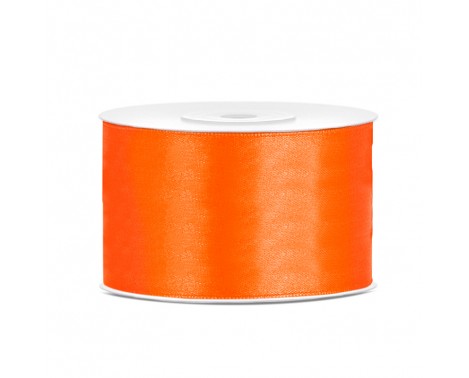 25 meter - Satinband orange 38 mm