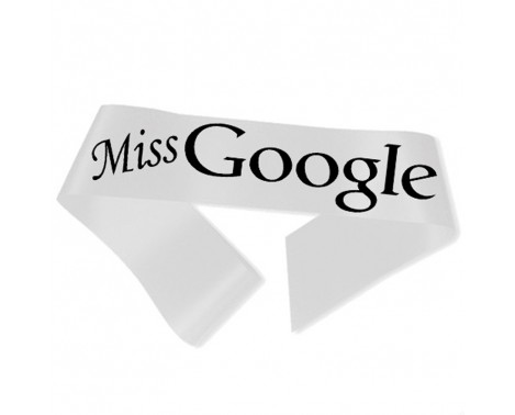 Miss Google Ordensband Vit