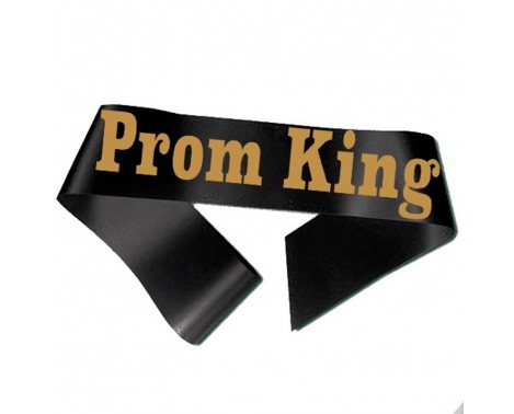 Prom King Ordensband Svart