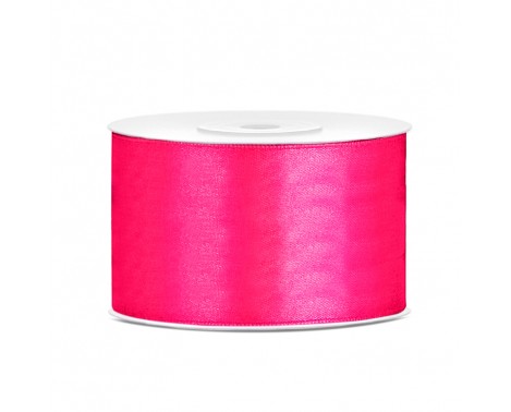 25 meter - Satinband fuchsia 38 mm