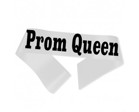 Prom Queen Ordensband Vit