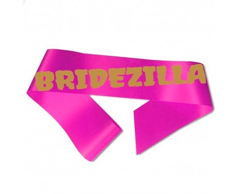 Bridezilla Ordensband Fuchsia