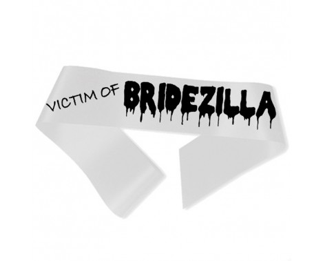 Offer för Bridezilla ordensband vit