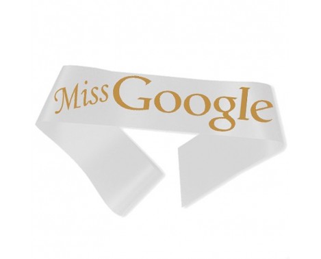 Miss Google Ordensband Vit