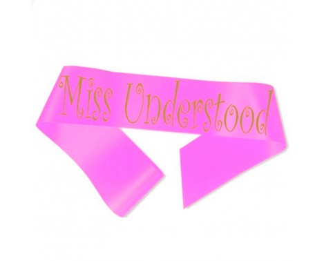 Miss Understood Ordensband Neon Rosa