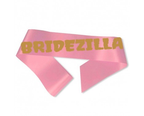 Bridezilla ordensband rosa