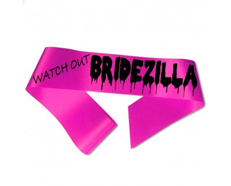 Se upp BrudzillaOrdensband Fuchsia