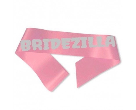 Bridezilla ordensband rosa