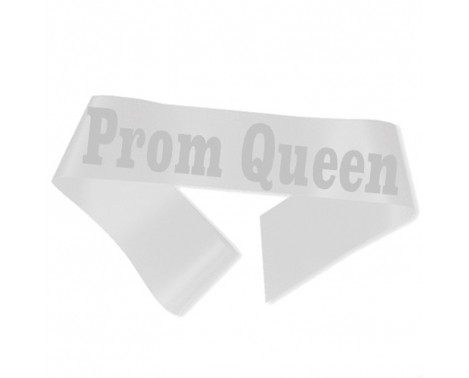 Prom Queen Ordensband Vit