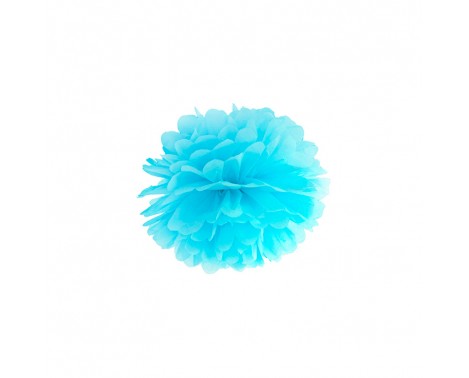 Pom pom himmelsblå 25 cm