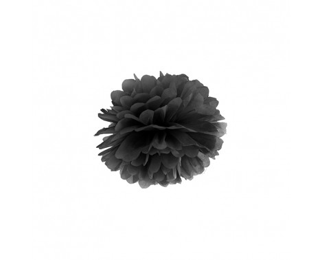 Pom pom svart 25 cm