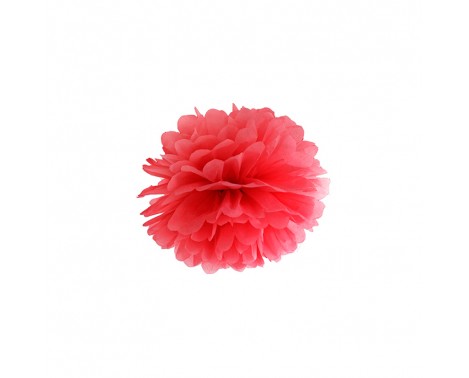 Pom pom röd 25 cm