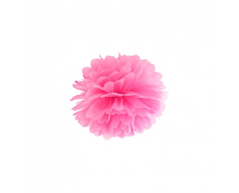 Pom pom fuchsia 25 cm